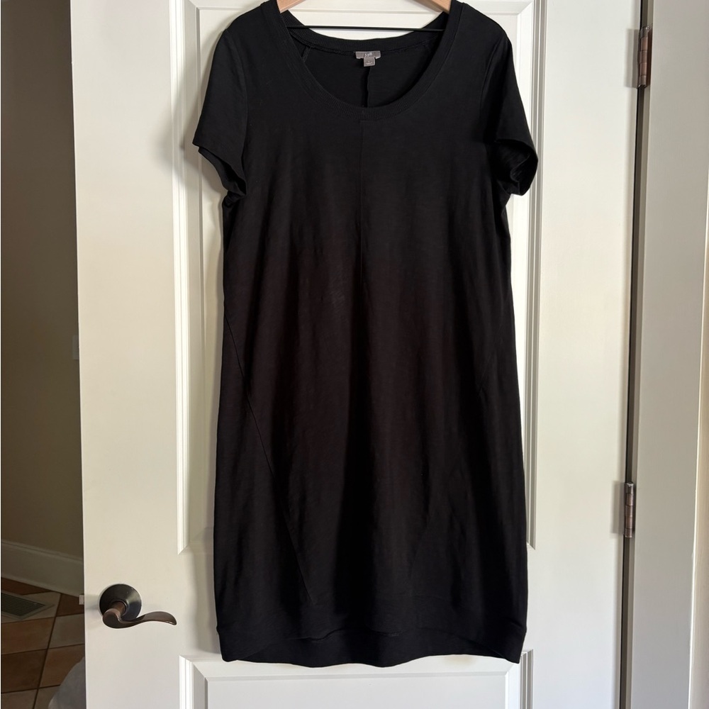 J.Jill Short Sleeve Women’s Black Dress - Picture 2 of 7